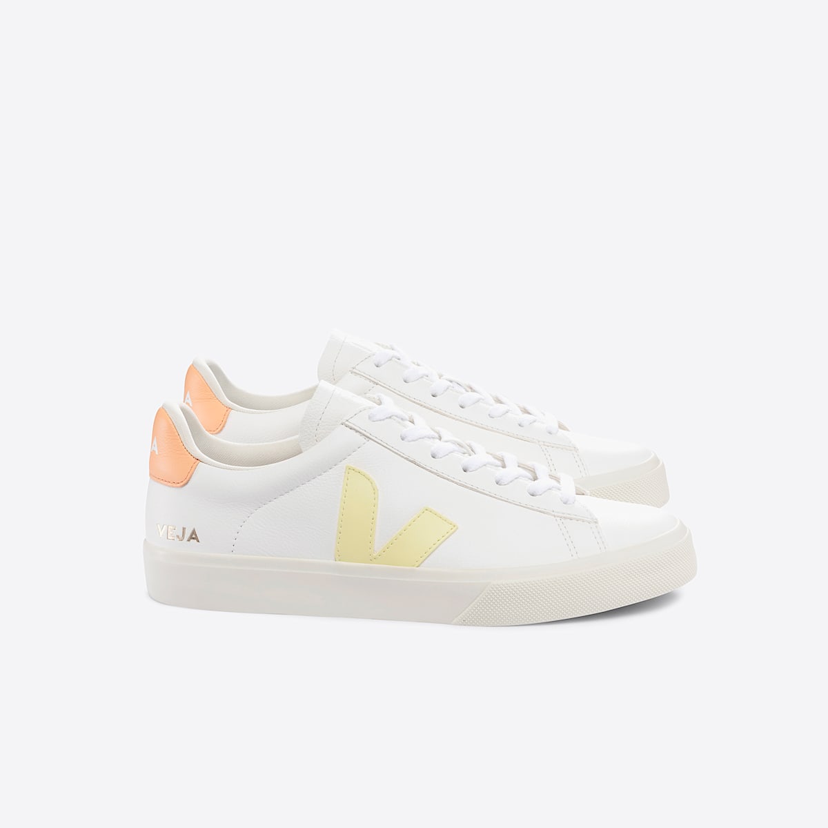 VEJA Campo Leather White Sun Peach