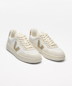Alternative view of VEJA V-90 Leather White Taupe