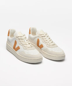 Alternative view of VEJA V-90 Leather White Umber