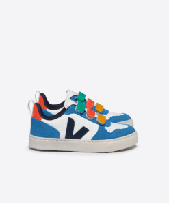 VEJA V-10 Leather White Multico Nautico