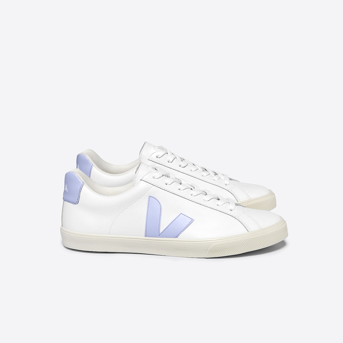 VEJA Esplar Leather White Swan