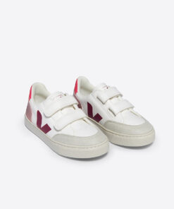 Alternative view of VEJA V-12 Leather White Multico Nacre
