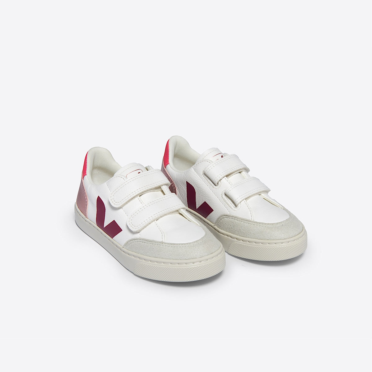 VEJA V-12 Leather White Multico Nacre - Image 2