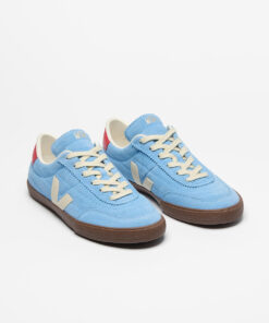 Alternative view of VEJA Panenka Suede Aqua Pierre Bark
