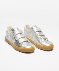 Alternative view of VEJA Recife Leather Silver Pierre