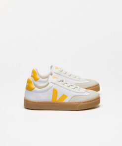 VEJA Volley Elastic Laces Canvas White Sunshine Natural
