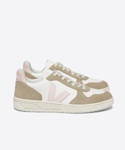 VEJA V-10 Leather White Petale Sahara