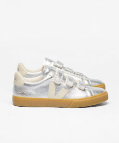 VEJA Recife Leather Silver Pierre