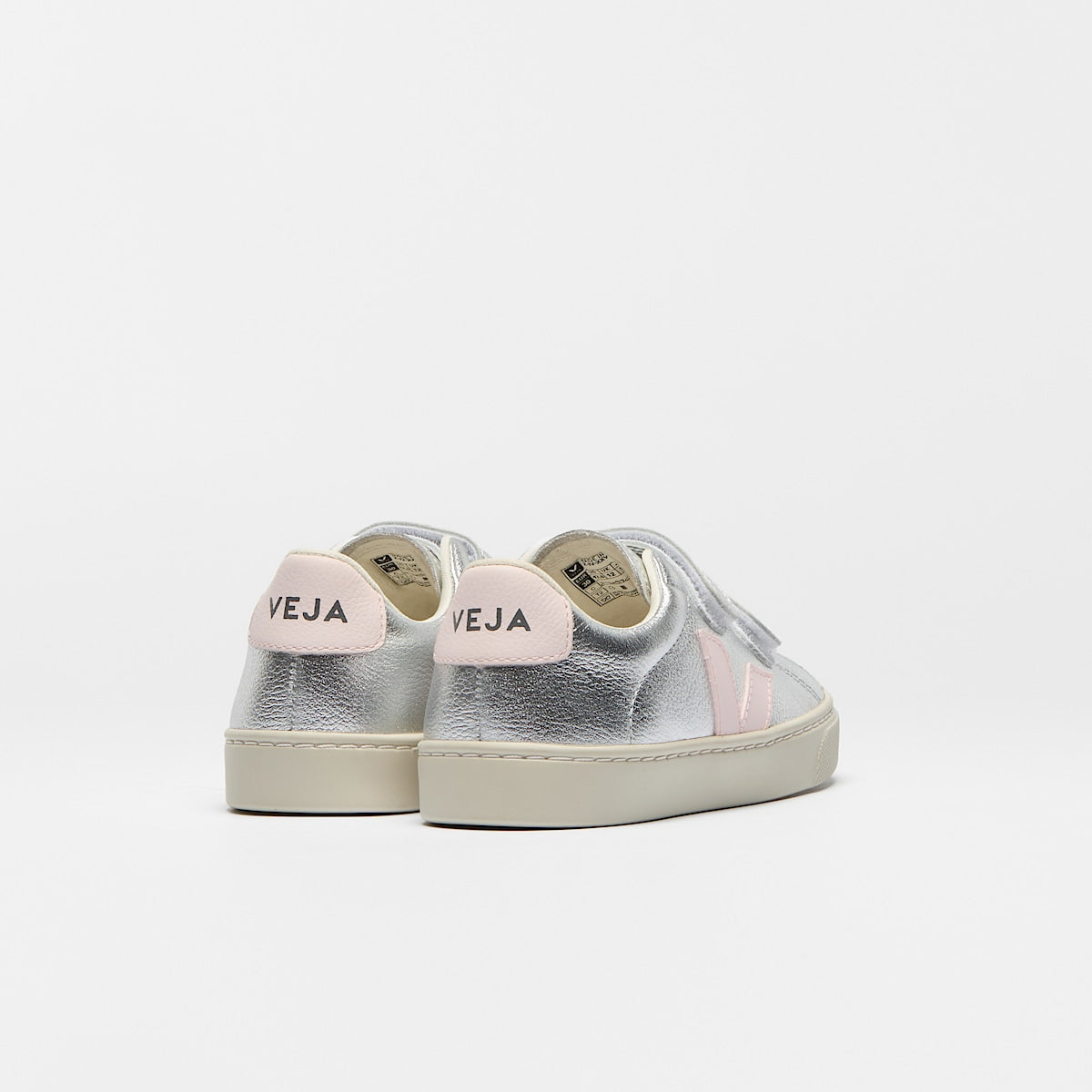 VEJA Esplar Leather Silver Lassi - Image 3